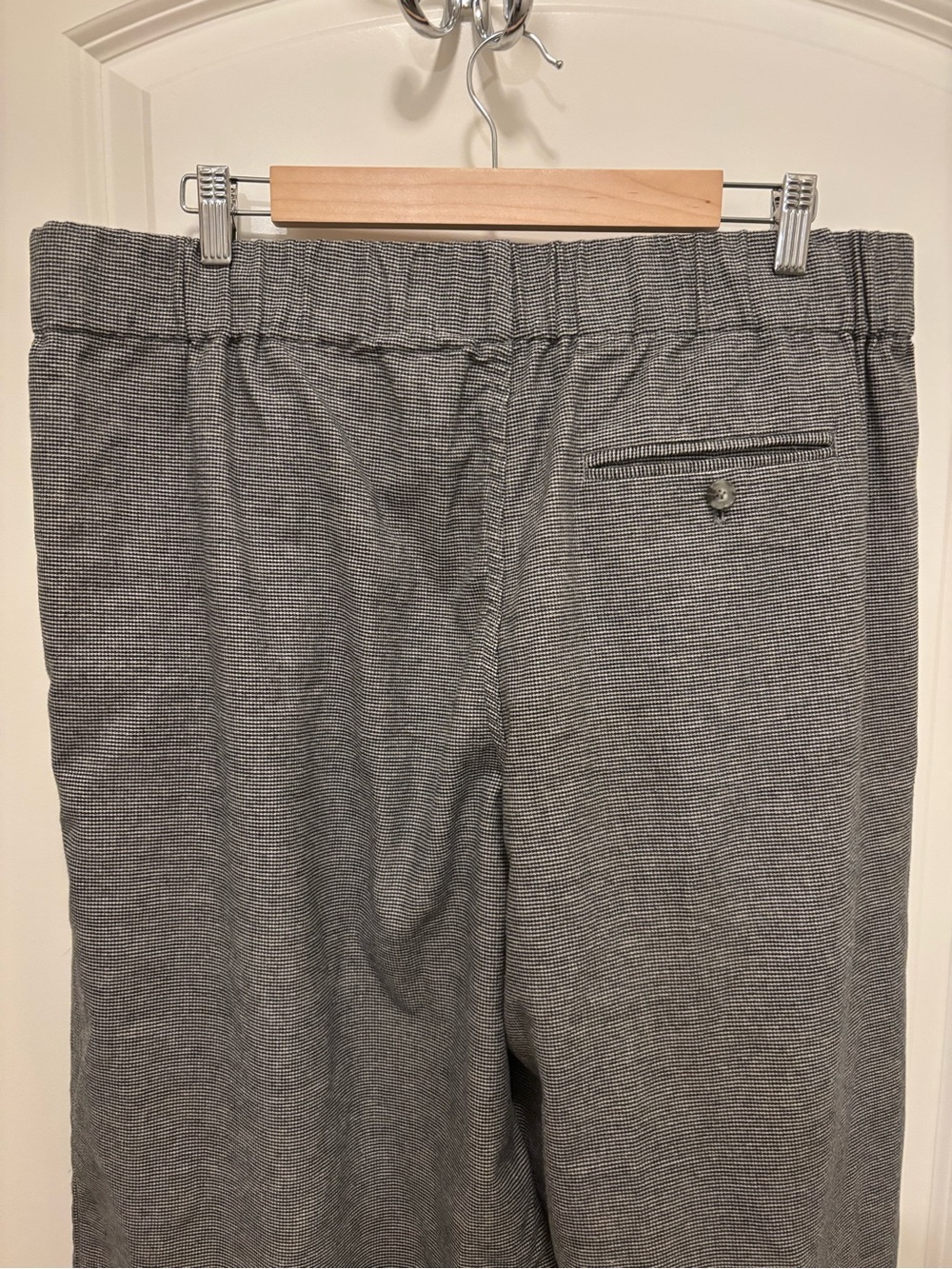 Marine Layer Wide-Leg Gray Women's Pants - Picture 2 of 4
